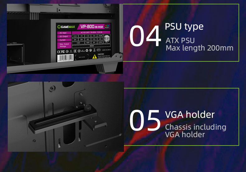 Gamemax RockStar 2 Black Gaming Computer Case